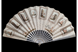 The birth and triumph of Love, fan circa 1890