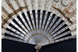 The birth and triumph of Love, fan circa 1890