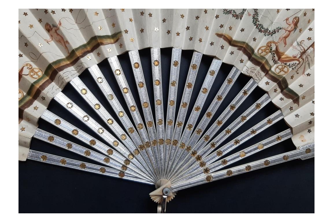 The birth and triumph of Love, fan circa 1890