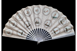 The birth and triumph of Love, fan circa 1890