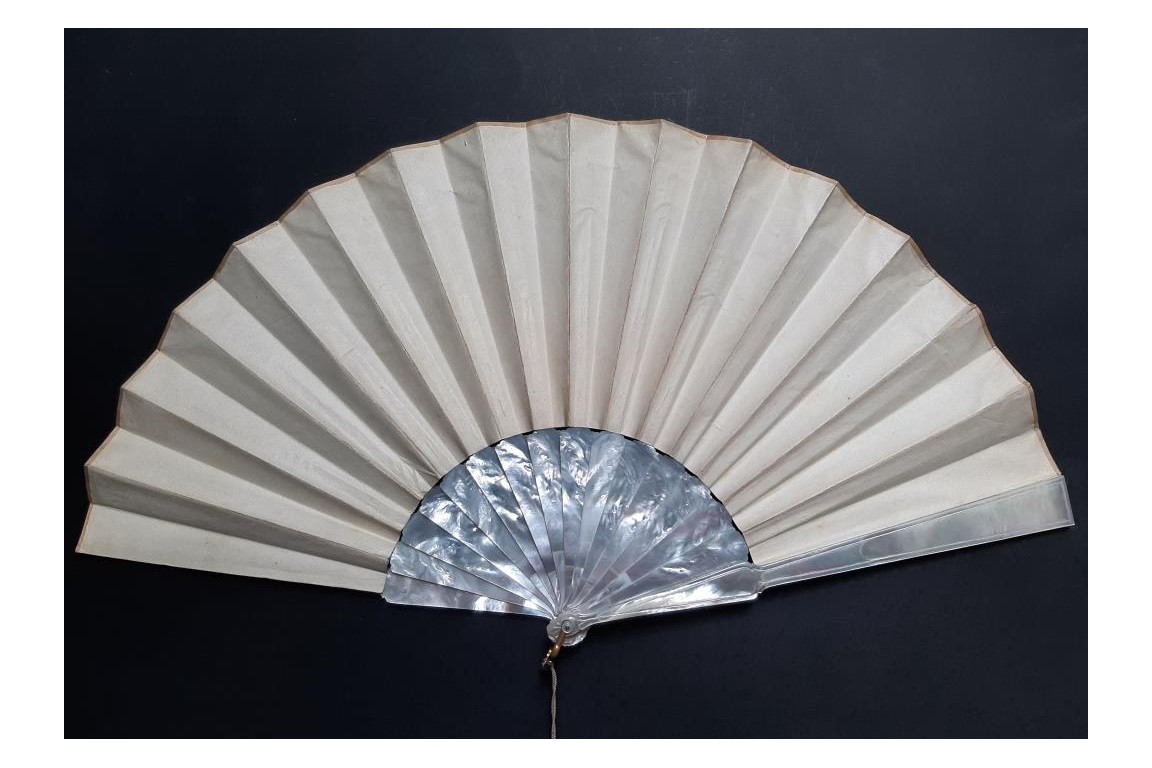 A love affair... Fan by L'Ecuyer circa 1890