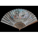 Teasing love, fan circa 1900