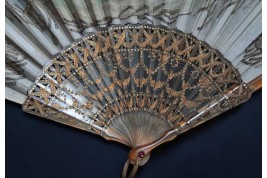 Teasing love, fan circa 1900