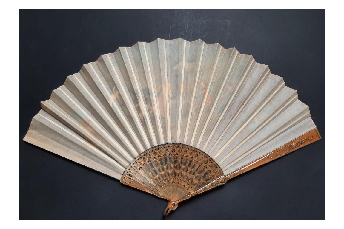 Teasing love, fan circa 1900