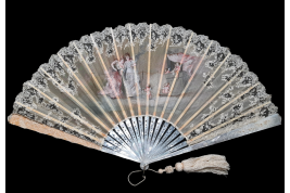 The theater of love, fan circa 1890