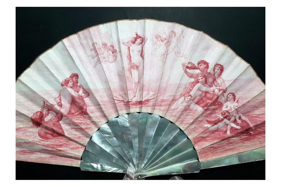 The Birth of Venus, fan, circa 1880