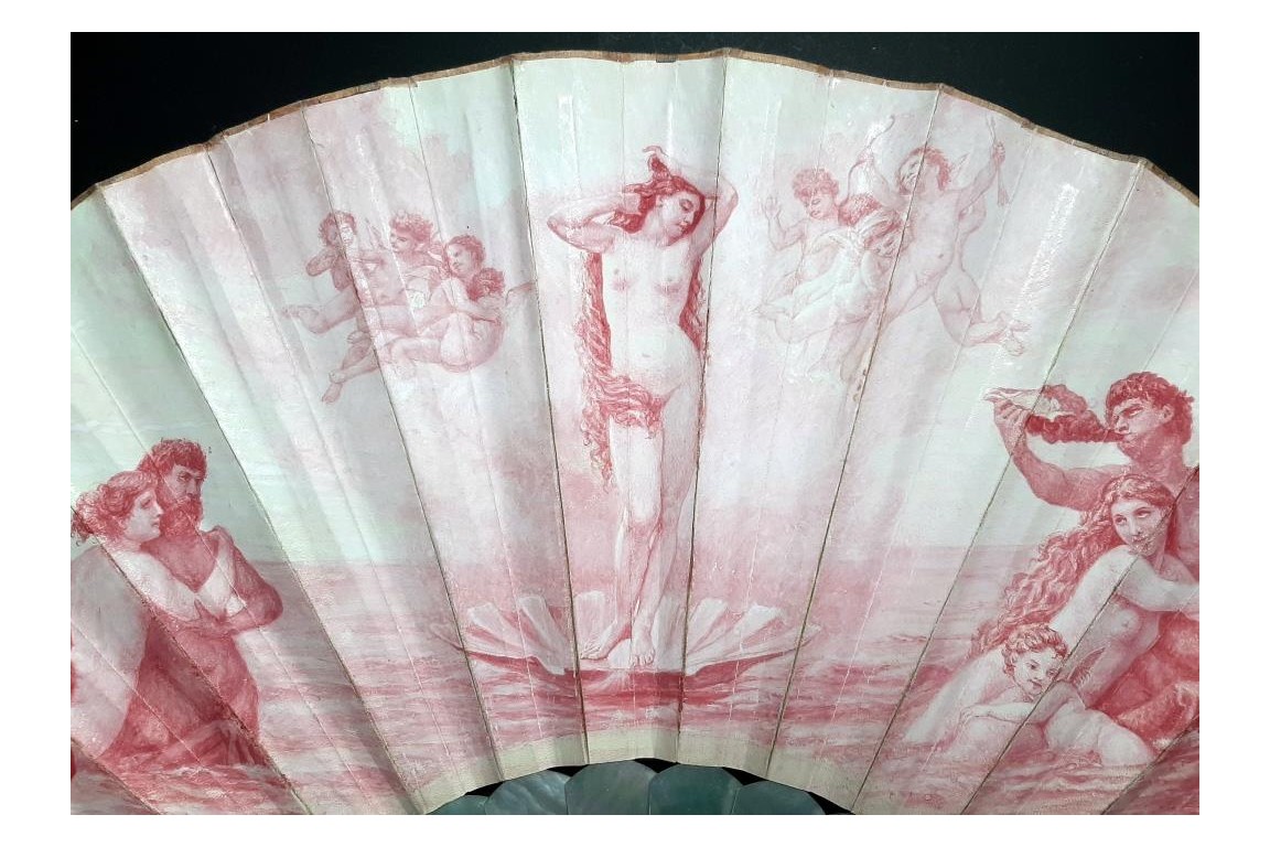 The Birth of Venus, fan, circa 1880