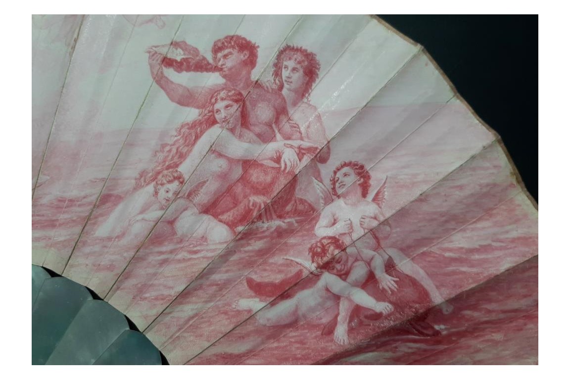 The Birth of Venus, fan, circa 1880