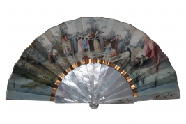 Souvenir of the Exposition Universelle of 1855, fan by Hervy and Alexandre