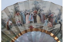 Souvenir of the Exposition Universelle of 1855, fan by Hervy and Alexandre