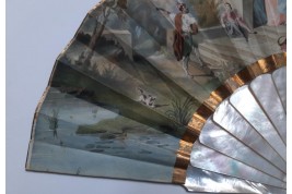 Souvenir of the Exposition Universelle of 1855, fan by Hervy and Alexandre