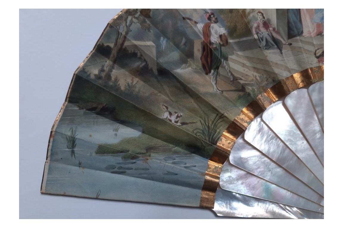 Souvenir of the Exposition Universelle of 1855, fan by Hervy and Alexandre