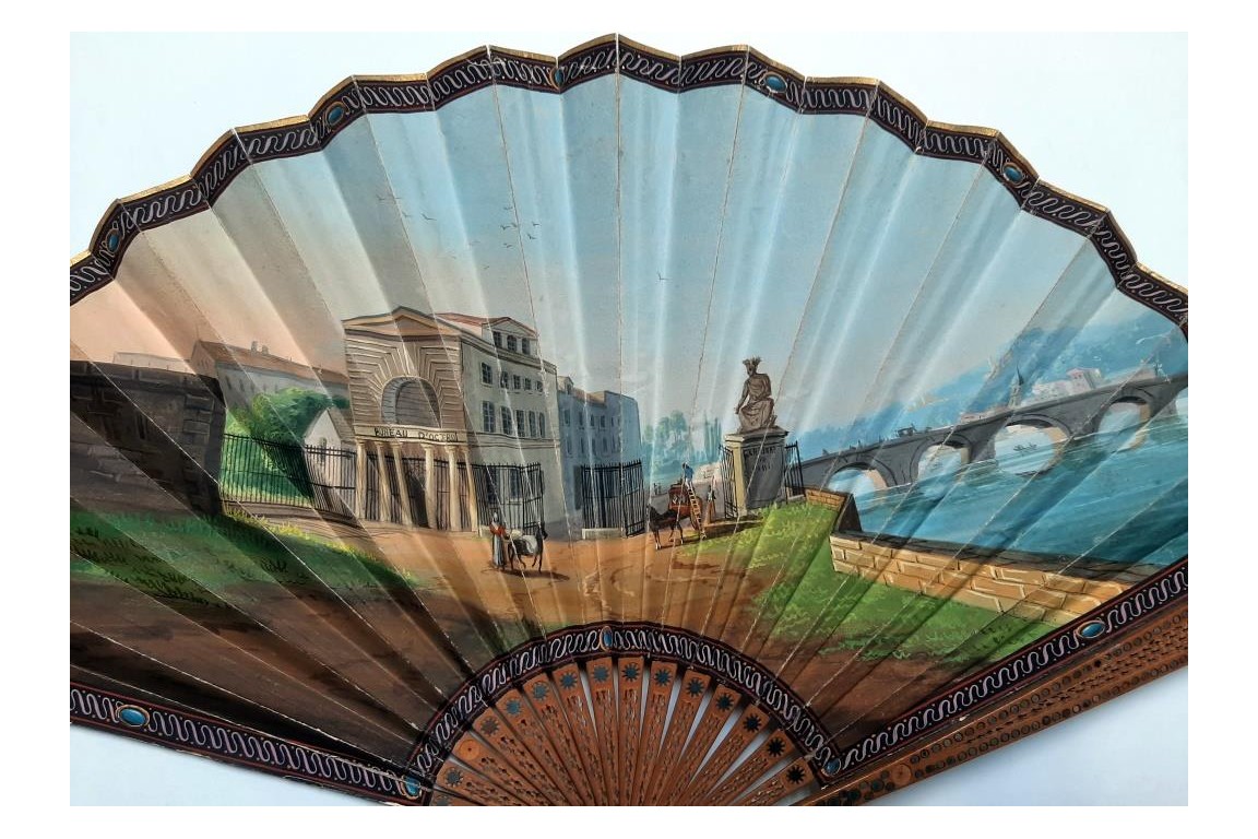 Wall of the Ferme generale and Barriere de Passy, fan circa 1800-1815