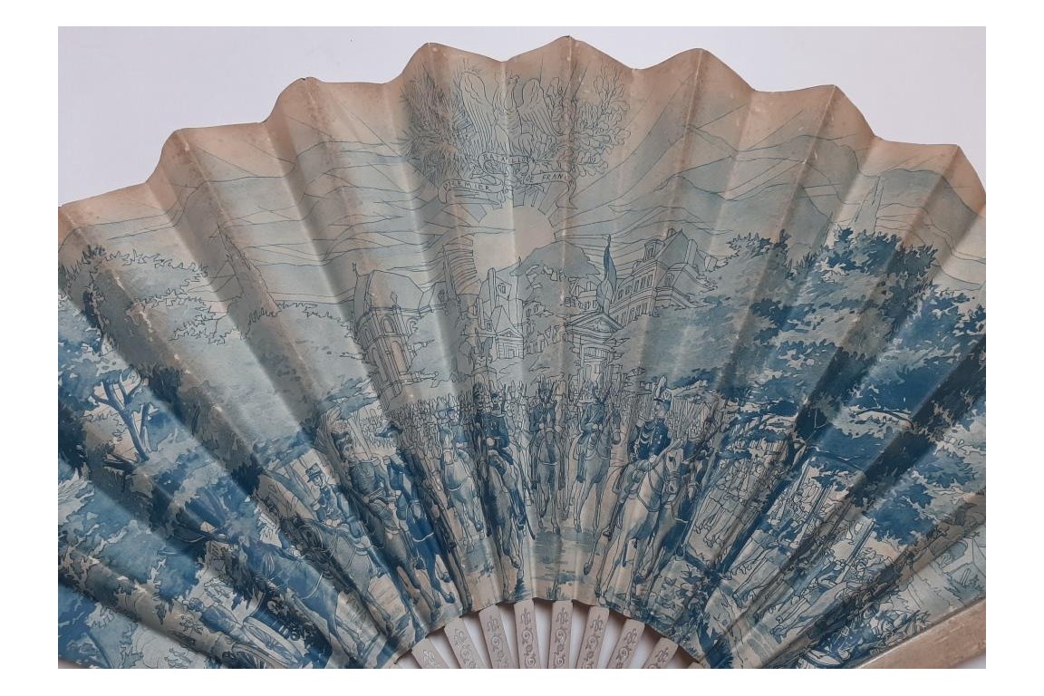 Ecole militaire de Saint-Cyr, Premier Bataillon de France. Fan circa 1899