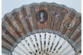 The Elegant Parisian, fan circa 1780