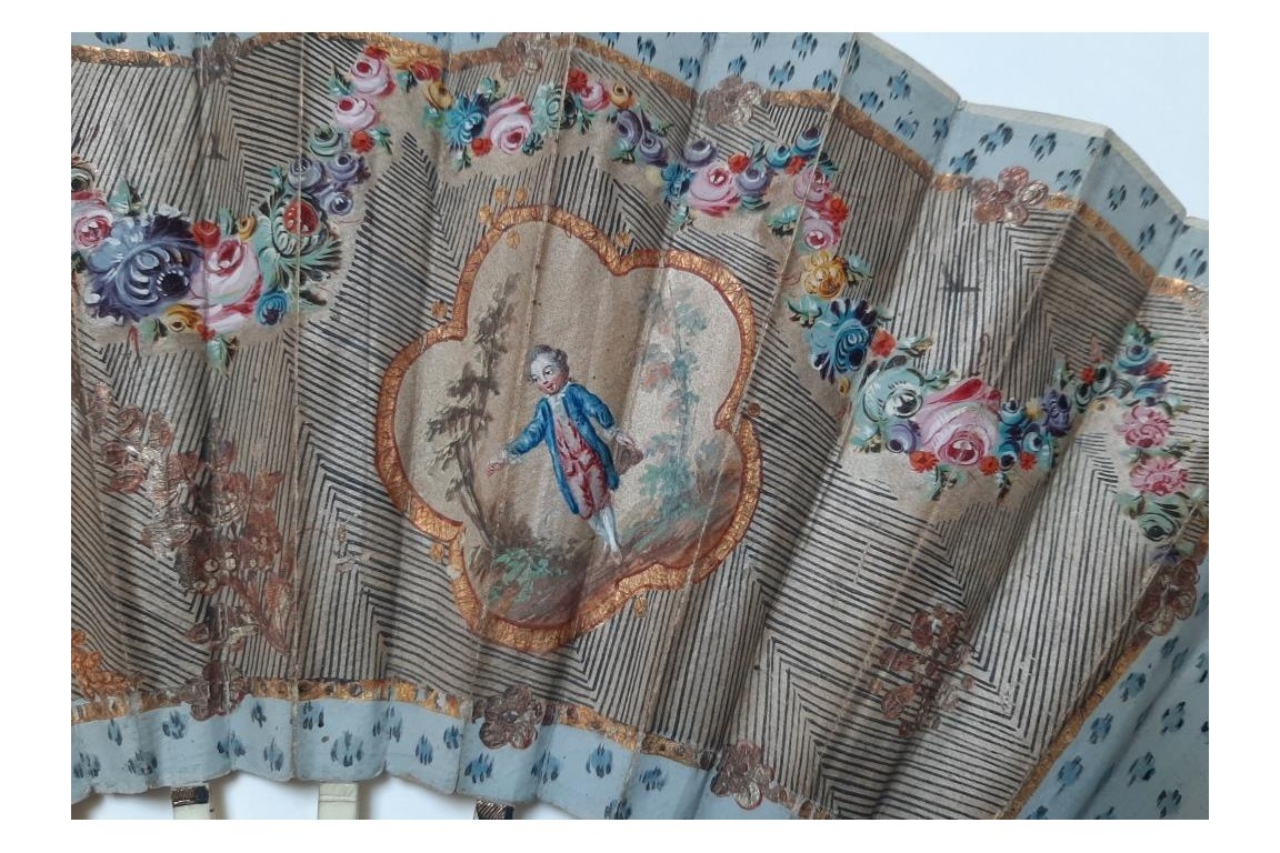 The Elegant Parisian, fan circa 1780