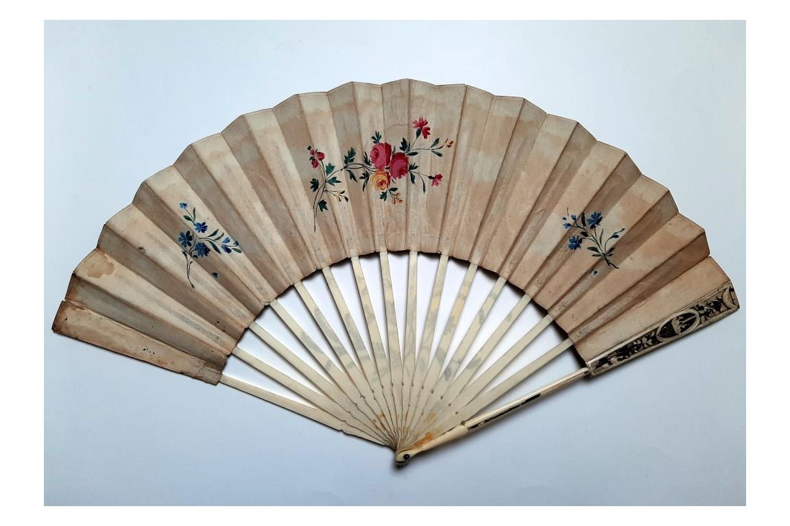 The Elegant Parisian, fan circa 1780