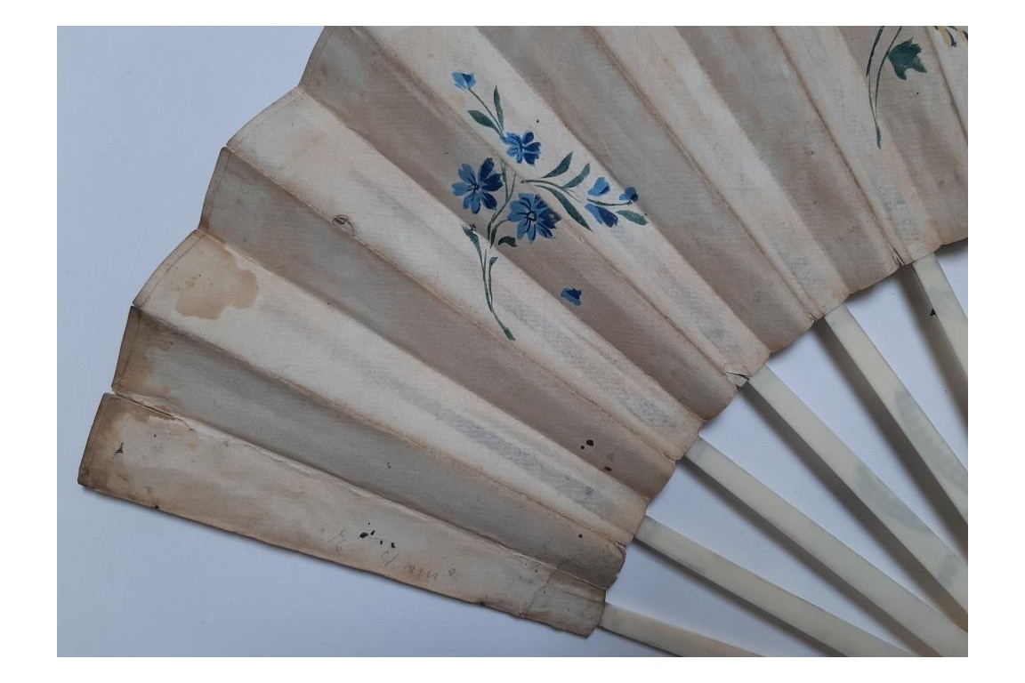 The Elegant Parisian, fan circa 1780