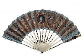 The Elegant Parisian, fan circa 1780