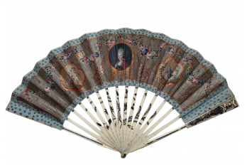 The Elegant Parisian, fan circa 1780