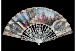 The Fortune Teller, fan circa 1780