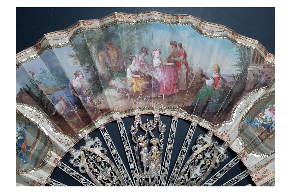 The Fortune Teller, fan circa 1780