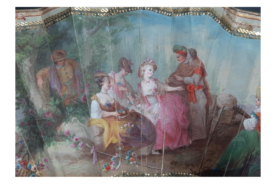 The Fortune Teller, fan circa 1780