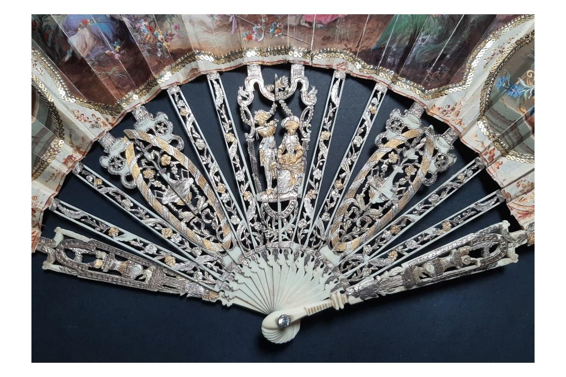 The Fortune Teller, fan circa 1780