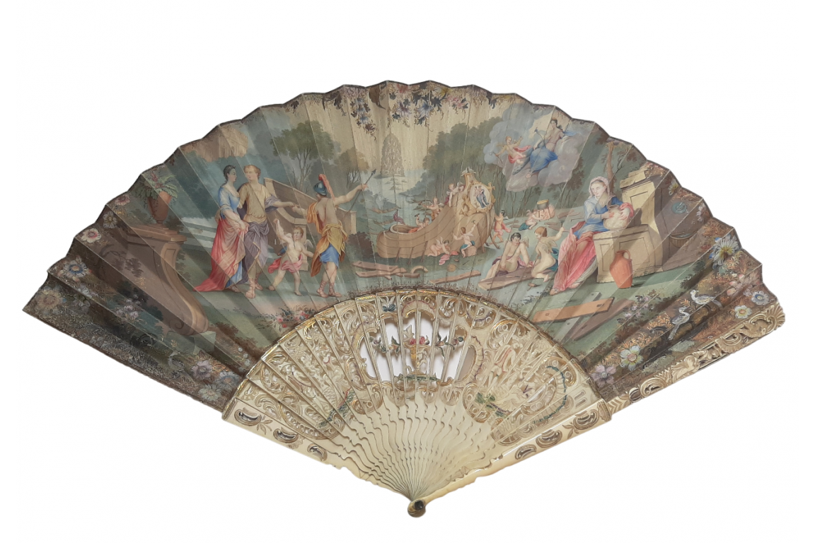 Let's go to island of sexual pleasure, fan circa 1750