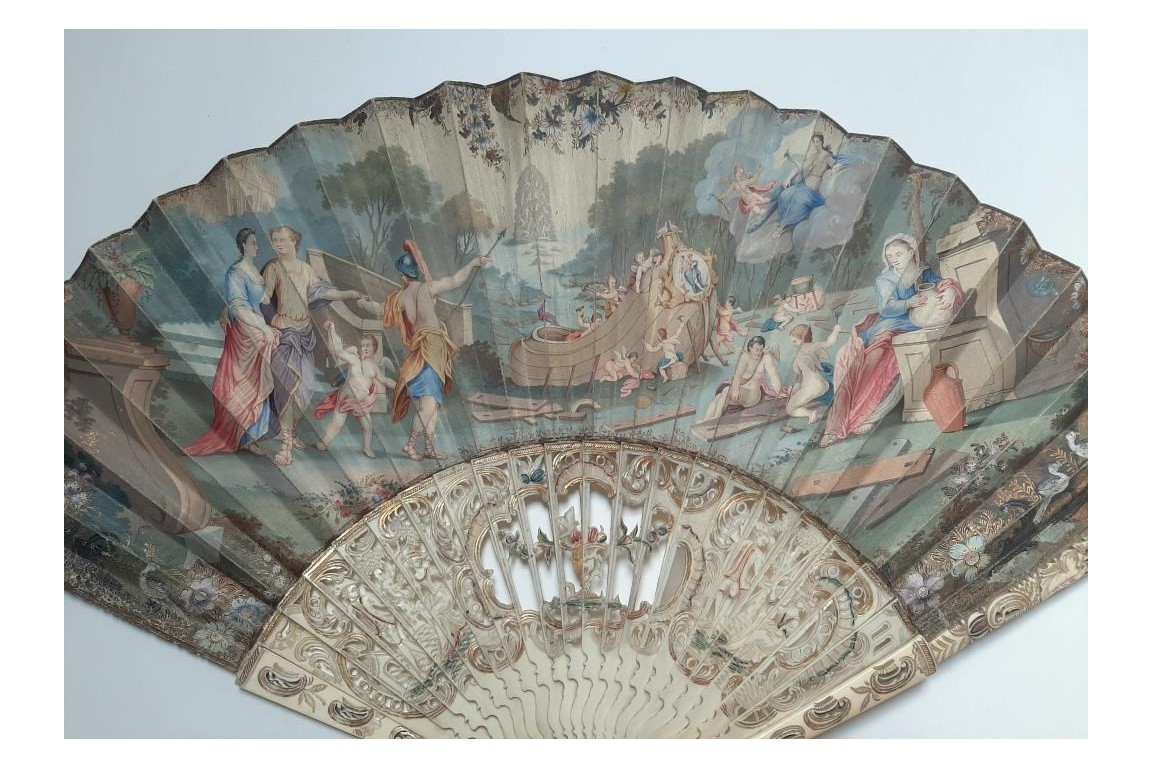 Let's go to island of sexual pleasure, fan circa 1750