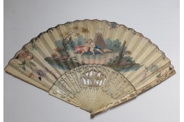 Let's go to island of sexual pleasure, fan circa 1750