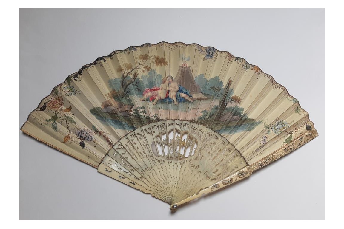 Let's go to island of sexual pleasure, fan circa 1750