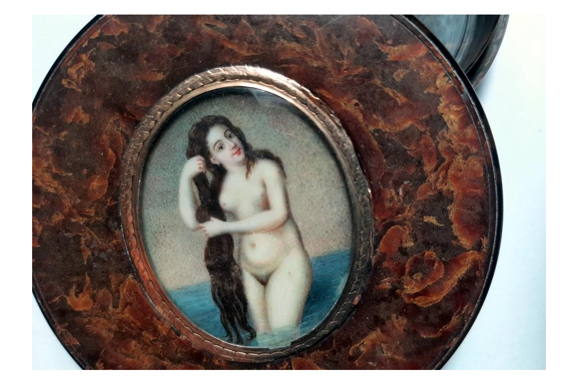 Sensual Venus, snuffbox after Titian, early 19th century