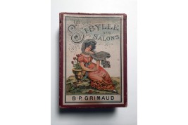 Reading the future in the cards. La Sybille des Salons. Late 19th century