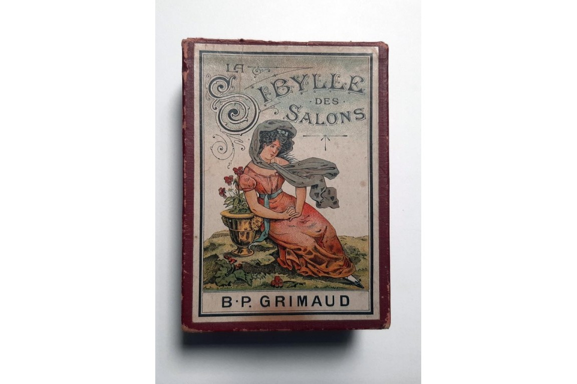 Lire l'avenir dans les cartes. La Sybille des Salons. Fin XIXème siècle