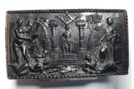 Truth and Law, Freemasonry snuffbox, 19th century