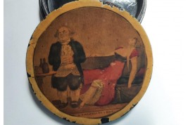 Seeing sex in the peep show, erotic snuffbox, 19th century