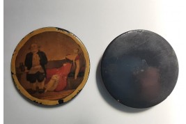 Seeing sex in the peep show, erotic snuffbox, 19th century