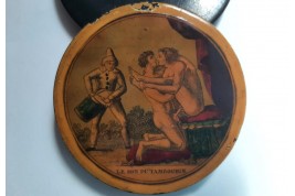 Seeing sex in the peep show, erotic snuffbox, 19th century