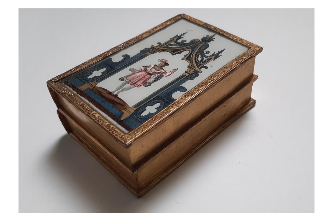 Candy book. Trompe l'oeil box, circa 1830-40