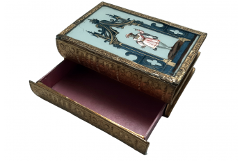 Candy book. Trompe l'oeil box, circa 1830-40