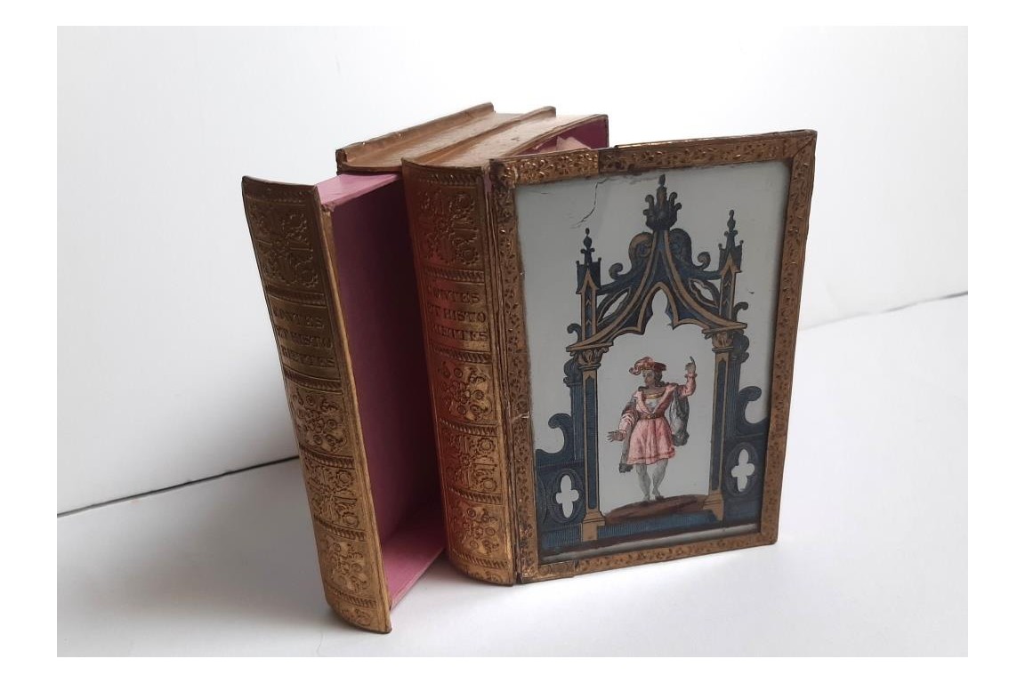 Candy book. Trompe l'oeil box, circa 1830-40