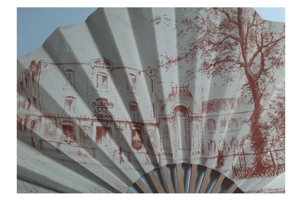 The pleasures of Montmartre. Advertising fans for L'Abbaye Albert, circa 1910-15