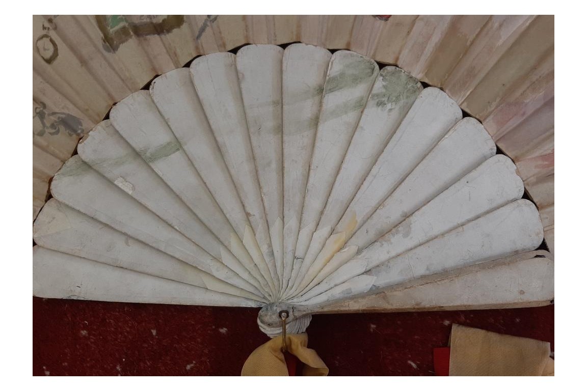 Throw away convention ! Giant fan by Willette, 1887