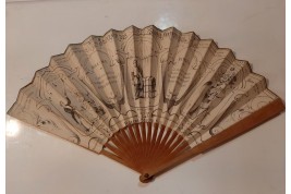 Soirées fantastiques at  Robert-Houdin's theater, fan circa 1880