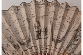 Soirées fantastiques at  Robert-Houdin's theater, fan circa 1880