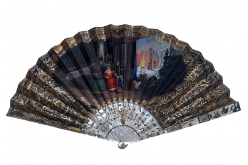 The magician's house. Fan circa 1830-35