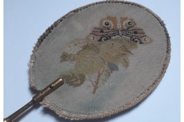 Tree-man, Arcimboldo-style fixed fan. 19th century