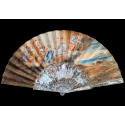 The Aurora, after Guido Reni. Fan circa 1860