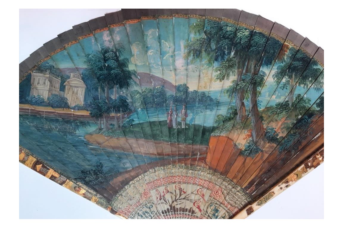 The Toilet of Venus, fan, early 18th century